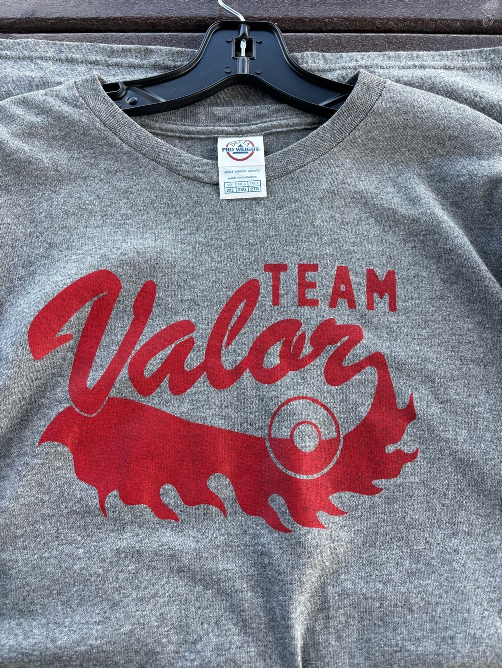 Team Valor Sweatshirt with Bold Red Graphic